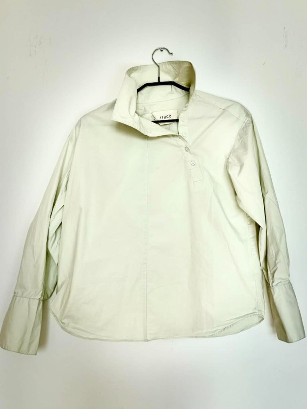 Rrace  Mint Asymmetric collar shirt size S